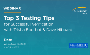 WEBINAR - Top 3 Testing Tips for Successful Verification