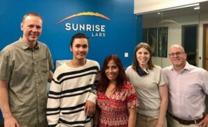 Sunrise Labs team photo of medical device consulting company employees